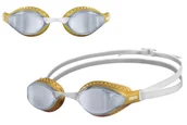 Pływanie - Arena Airspeed Mirror Okulary pływackie, silver/gold 2021 Okulary do pływania 3151-106-0 - miniaturka - grafika 1