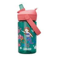 Bidony dla dzieci - Butelka dla dzieci Camelbak Thrive Flip Straw Kids 400 ml mermaid friends - ONE SIZE - miniaturka - grafika 1