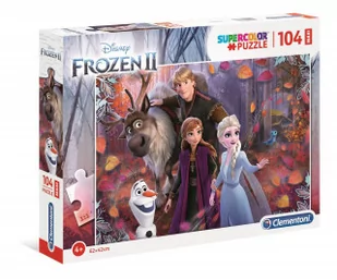 Clementoni Puzzle 104el Maxi podłogowe Frozen 2 23738 - Puzzle - miniaturka - grafika 2