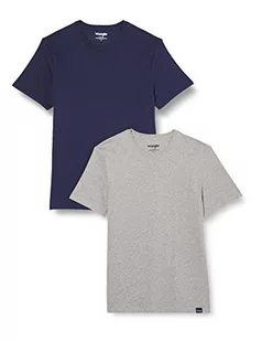 Wrangler T-shirt męski, Mid Grey Mel, L - Koszulki męskie - miniaturka - grafika 1