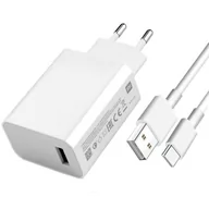 Ładowarki do telefonów - Ładowarka sieciowa Xiaomi MDY-10-EL QC 4.0 + Kabel USB-C 5A 27W - miniaturka - grafika 1