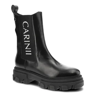 Carinii, Botki, B8020_-E50-000-000-E33 Czarny, rozmiar 39 - Botki damskie - miniaturka - grafika 1