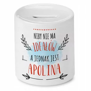 Skarbonka Dla Apoliny Urodziny Idealny Prezent z Nadrukiem ze Zdjęciem - Skarbonki - miniaturka - grafika 1