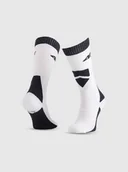 Skarpetki dla dzieci - Chłopięce skarpetki narciarskie 4F 4FJWAW25UFSOM224 - białe - 4F JUNIOR - miniaturka - grafika 1