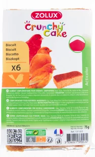 ZOLUX Crunchy Cake - ciasteczka Acticolor X6 - Przysmaki dla ptaków - miniaturka - grafika 1