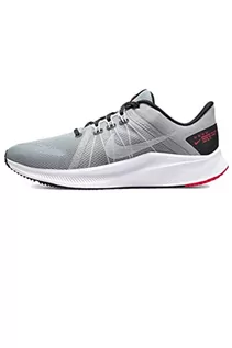 Sneakersy męskie - Nike Quest 4 sneakersy męskie, Lt Smoke Grey White Black Siren Red, 42.5 EU - grafika 1