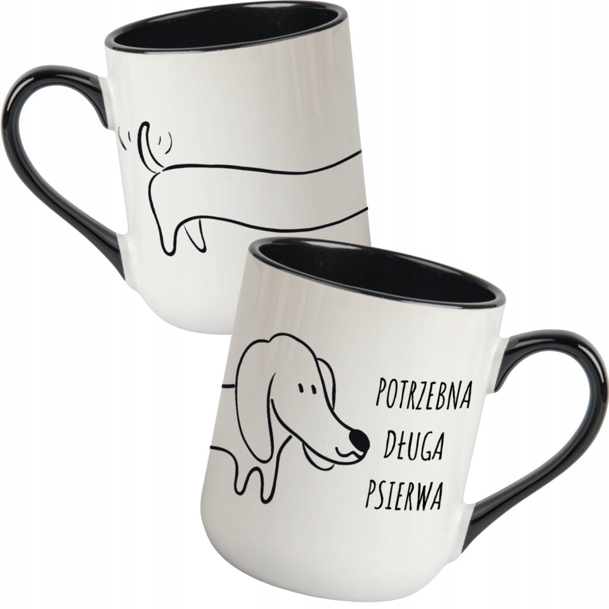 KUBEK DLA PSIARZA PSIARY Z PSEM PIESKIEM PIES JAMNIK Z JAMNIKIEM do pracy