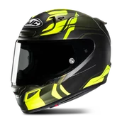 Kaski motocyklowe - Kask Integralny HJC RPHA 12 Lawin MC4SF Czarny/Fluorescencyjny Żółty/ZielonyS - miniaturka - grafika 1