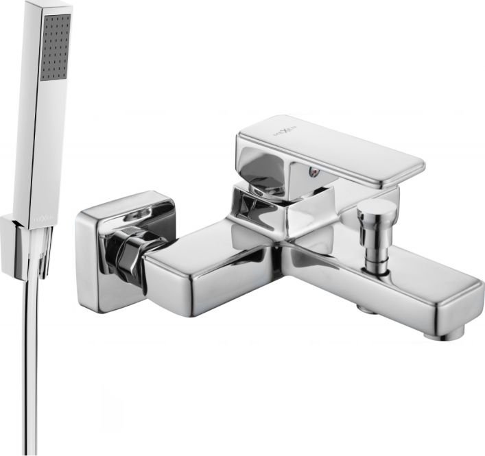 Mexen Cetus R77 bateria wannowa z zestawem prysznicowym, chrom - 74433R77-00