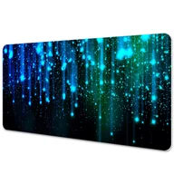 Podkładki na biurko - Podkładka na biurko Drobinki niebieskie 100x50 cm - miniaturka - grafika 1