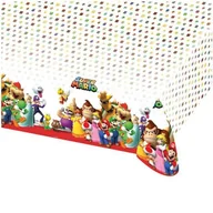 Dekoracje i nakrycia stołu na imprezę - Amscan Obrus foliowy "Super Mario", 180 x 120 cm 9901539 - miniaturka - grafika 1