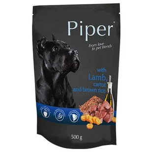 Dolina Noteci Piper dla psa z jagnięciną marchewką i ryżem 500g 47746-uniw - Mokra karma dla psów - miniaturka - grafika 1