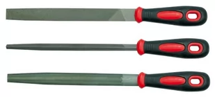 VOREL Zestaw pilników do metalu 200 mm 3 szt 25165 - Pilniki - miniaturka - grafika 1