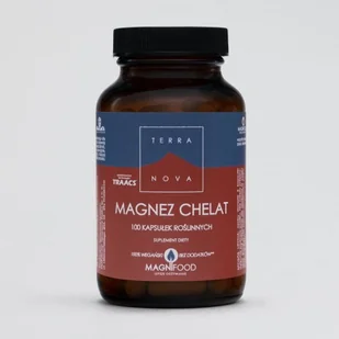 Terranova Terranova Magnez Chelat Suplement na zmęczenie i układ nerwowy 100 kaps. - Suplementy naturalne - miniaturka - grafika 1