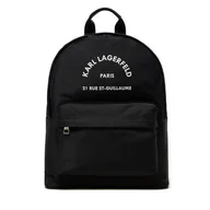 Plecaki - Plecak KARL LAGERFELD A1M30099 Czarny - miniaturka - grafika 1