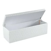 Pufy i podnóżki - Dekoria.pl Dekoria.pl Skrzynia tapicerowana wzór sześcianów na białym tle 90 × 40 × 40 cm Sunny 525-143-51 - miniaturka - grafika 1