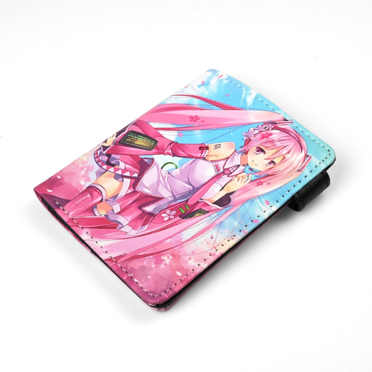 Pink 13 cm Eko-Skóra Portfel Hatsune Miku