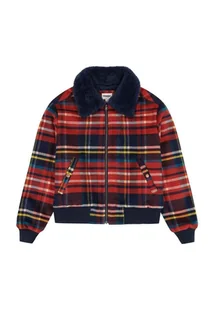 KURTKA DAMSKA WRANGLER AVIATOR JACKET 112356508 RED TARTAN XS - Kurtki damskie - miniaturka - grafika 1