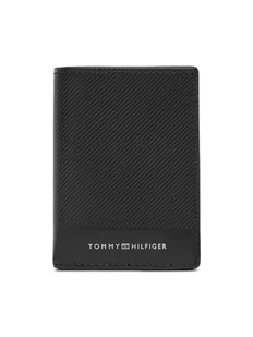 Tommy Hilfiger Duży Portfel Męski Th Foundation Bifold AM0AM13511 Czarny - Portfele - miniaturka - grafika 1