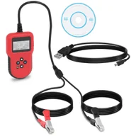 Diagnostyka samochodowa - MSW Cyfrowy tester akumulatorów - 12/24 V - LCD - wielojęzyczny MSW-BLT-2 - miniaturka - grafika 1
