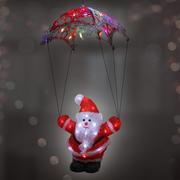 Oświetlenie świąteczne - Świąteczna Figurka akrylowa LED Mikołaj ze Spadochronem - miniaturka - grafika 1