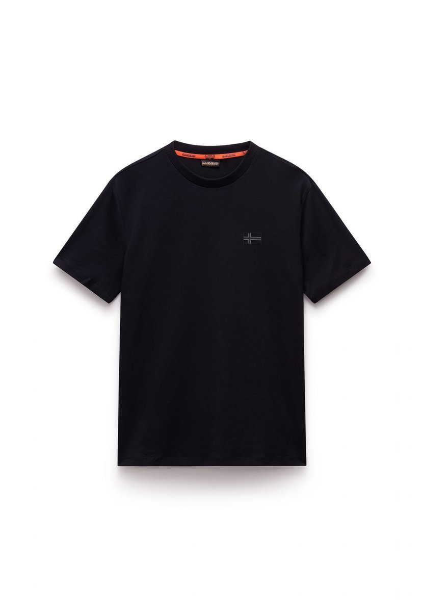 t-shirt uomo napapijri s-sorano np0a4ieh 941 black