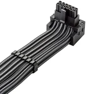 Kable komputerowe i do monitorów - CableMod Universal Pro ModMesh 16-Pin zu 16-Pin-Kabel, 90 Anschluss, Sleeved, StealthSense - carbon, 60 cm, Var. B - miniaturka - grafika 1
