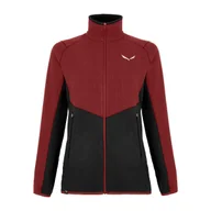 Bluzy damskie - Bluza polarowa damska Salewa Paganella PL czarno-bordowa 00-0000027925 - miniaturka - grafika 1