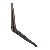 Zawiasy, okucia i inne akcesoria - Wspornik stalowy brązowy 25 cm - miniaturka - grafika 1