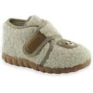 Buty dla dziewczynek - Śliczne kapcie typu baranek dla dziewczynki Befado 465P219 Flexi Białe - miniaturka - grafika 1