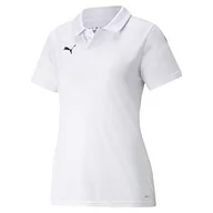 Koszulki męskie - Puma Koszulka damska Teamliga Sideline Polo W White Black M 657408 - miniaturka - grafika 1