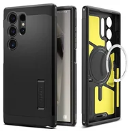 Etui i futerały do telefonów - Spigen Tough Armor Magsafe Sam S24 Ultra S928 czarny/black ACS07303 - miniaturka - grafika 1
