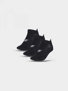 Damskie skarpetki treningowe (3-pack) 4F 4FWMM00UFSOF136 - czarne - Skarpetki damskie - miniaturka - grafika 1