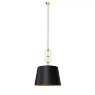 Lampy sufitowe - Kaspa Wisząca lampa materiałowa 11107102 stylowy żyrandol do salonu - miniaturka - grafika 1