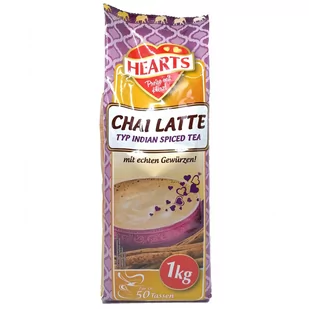 Hearts Kawa rozpuszczalna Cappuccino o smaku Chai latte 1 kg - Kawa - miniaturka - grafika 1