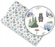 Prześcieradła dla dzieci - PRZEŚCIERADŁO BAWEŁNIANE DO ŁÓŻECZKA 120x60 WZORY! - miniaturka - grafika 1