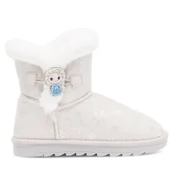 Buty dla dziewczynek - Śniegowce Frozen AW23-105DFR Szary - miniaturka - grafika 1