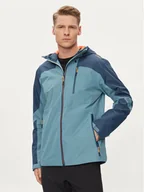 Odzież trekkingowa męska - CMP Kurtka przeciwdeszczowa 34Z6547 Niebieski Regular Fit - miniaturka - grafika 1