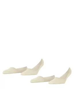 Burlington Kobiety Stopki Everyday 2-Pack W IN Bawełna niewidoczne jednokolorowe 2 Pak, Beżowy (Gravel 4840), 41-42 - Skarpetki damskie - miniaturka - grafika 1