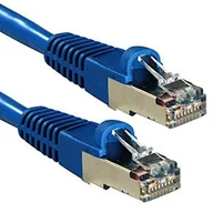 Patchcordy - Lindy 47146 kabel sieciowy Niebieski 0,5 m Cat6a S/FTP (S-STP) - miniaturka - grafika 1