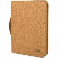 Teczki i aktówki - Aktówka torba teczka biwuar z korka wegańska premium naturalna CorkVillage - miniaturka - grafika 1