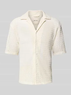 Koszula casualowa o kroju relaxed fit z kołnierzem z połami model ‘NOVAK’ - Koszule męskie - miniaturka - grafika 1