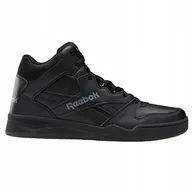 Buty sportowe męskie - Buty męskie sportowe jesienne wysokie Reebok Royal Bb 100000090 czarne 42.5 - miniaturka - grafika 1