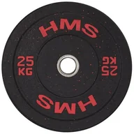 Pozostały sprzęt siłowy - HMS HTBR25 RED TALERZ OLIMPIJSKI BUMPER 25 KG 1AB-17-61-029 - miniaturka - grafika 1