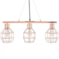 Lampy pozostałe - Beliani Lampa wisząca miedziana ORNE - miniaturka - grafika 1