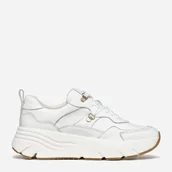 Sneakersy damskie - Sneakersy damskie skórzane na platformie Geox - miniaturka - grafika 1