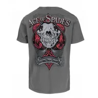 Odzież taktyczna i umundurowanie - PITBULL Middle Weight 190 Denim Washed Ace Of Spades II '25 - Szara - miniaturka - grafika 1