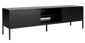 Szafki RTV - Czarna szafka RTV z półką T6-K61 - miniaturka - grafika 1