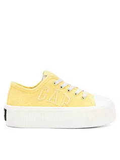 Buty dla dziewczynek - Gap Trampki GAI001F5TYHWNYGP Żółty - grafika 1