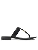Klapki i japonki damskie - Tommy Hilfiger Japonki Th Elevated Sandal FW0FW07174 Czarny - miniaturka - grafika 1